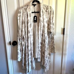 Snake print cardigan